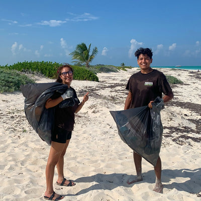 Pangea Cleanup in Isla Blanca, Cancun, Mexico